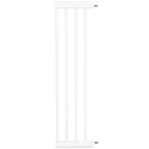 Baby Safe - Metal Safety LED Gate w/t 20cm x 2 Extension - White