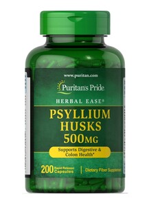 Puritan's Pride Psyllium Husks 500 mg