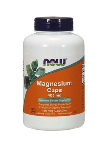 Now Foods Magnesium 400 mg 180 Capsules