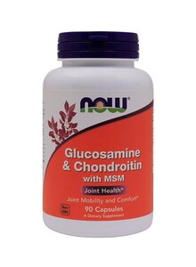 Now Foods Glucosamine And Chondroitin With MSM Dietary Supplement - 90 Capsules