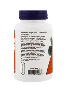 Now Foods Selenium 200 Mcg 90 Veg Capsules