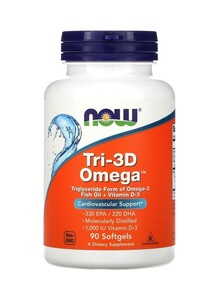 Now Foods Tri-3D Omega 90 Softgels