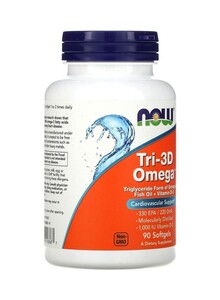 Now Foods Tri-3D Omega 90 Softgels