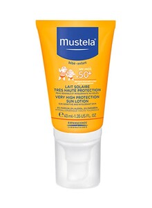 Mustela Very High Protection Sun Lotion for Baby With SPF50+, 40ml