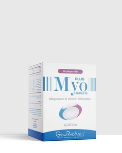 GlowRADiANCE Glow Radiance Myo Plus Granules with Magnesium & Vitamin B Complex, 2g x 20 Sachets