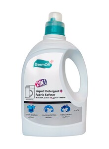 GermOff 2-in-1 Laundry Detergent and Softener - 3 L, 4 Pieces