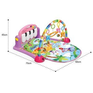Huanger - Baby Fitness Mat Toy With Light & Sound - Purple