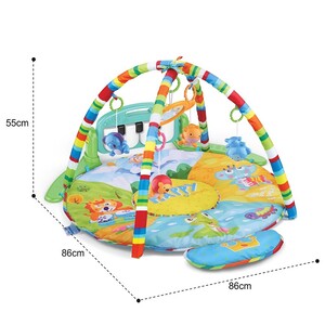 Huanger - Baby Play Mat Gym With 4-in-1 Activity Centre