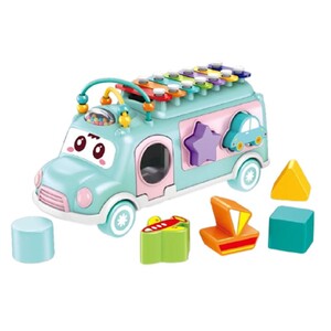 Huanger - Baby Toys Musical Bus Toy for 24+ Months