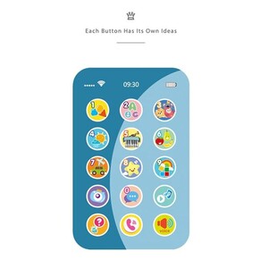 Huanger - Smart Phone Toy for 6+ Months Baby - Blue