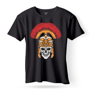 F&M - Gothic Skull Design Adult Black Unisex Tshirt - ABT-MGT-525 - L