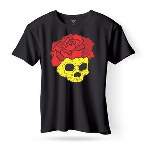 F&M - Skulls Design Adult Black Unisex Tshirt - ABT-MGT-613 - S