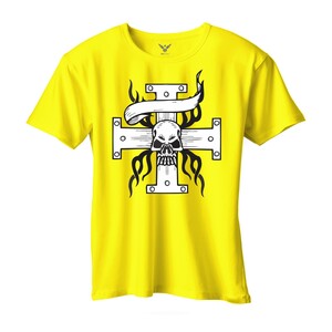 F&M - Skulls Design Adult Yellow Unisex Tshirt - AYT-MGT-637 - XXL
