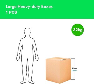 32 Kg Carton Box For Moving Shipping And Packing 45 x 45 x 70  cm