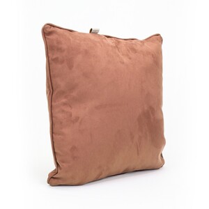 Luxe Decora Besya - Water Repellent Suede Cushion 45 x 45  cm With Removable Cover (Baby Pink)