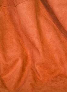 Generic Luxe Decora Suede Velvet Bean Bag Orange 80x80x50centimeter