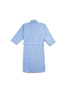 CLASSIC Bathrobe Without Lace Shawl Blue Large