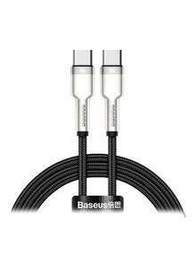 Baseus USB C Cable 1M, Braided 100W Power Delivery PD Fast Charge Cable USB C to USB C Compatible for iPad mini-6,MacBook Pro 2021 14\
