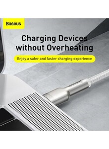 Baseus USB C Cable 2M, Braided 100W Power Delivery PD Fast Charge Cable USB C to USB C Compatible for iPad mini-6