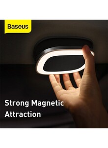 Baseus Touch Sensor USB Charging Car LED Interior Light, Magnetic Suction Car RV LED Ceiling Dome Light Fixture Wireless Car Interior Lamp for Reading Lighting for Trailer Camper Boat( Light)