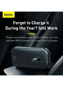 Baseus Super Energy Pro Car Jump Starter 6.0L Gasoline and 3.5L Diesel 12V Portable Power Pack Automotive Battery Booster Charger with USB Port Smart Jumper