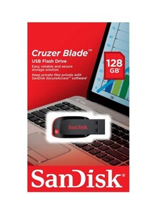 SanDisk Cruzer Blade USB Flash Drive 128 GB