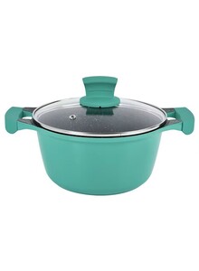 Winsor 9Pc Cast Aluminum Non-Stick Cookware-Turquoise