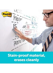 3M Post-It Dry Erase Whiteboard Surface Paper White