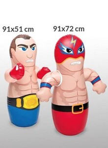 INTEX 2-Piece 3D Bop Bag 21.3 x 22.5 x 6.2centimeter