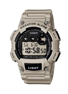 CASIO Men's Water Resistant Digital Watch W-735H-8A2 - 47 mm - Grey