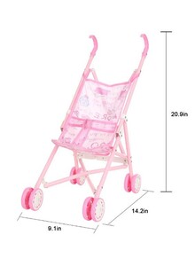 Generic Foldable Baby Doll Stroller With Doll