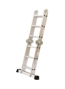 Workman Multipurpose Steps Ladder Silver/Black 4x5meter