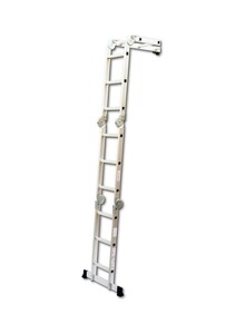 Workman Multipurpose Steps Ladder Silver/Black 4x5meter
