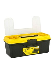 Stanley Plastic Tool Box Yellow/Black 16inch