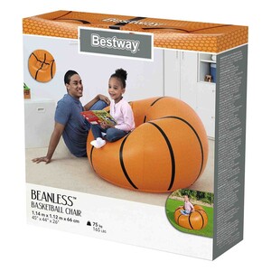 بست واي كرسي كرة السلة بينليس - 45 بوصة × 44 بوصة × 26 بوصة/1.14 م × 1.12 م × 66 سم