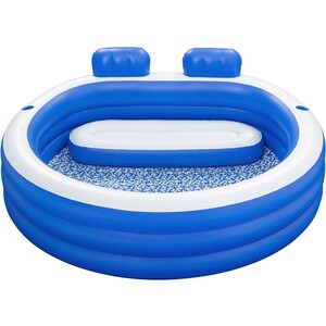 بست واي - حمام سباحة سبلاش بارادايس العائلي - 7 أقدام و7 بوصات × 7 أقدام و2 بوصات × 31 بوصة (2.31 م × 2.19 م × 79 سم)