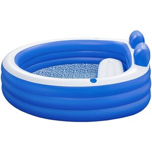 بست واي - حمام سباحة سبلاش بارادايس العائلي - 7 أقدام و7 بوصات × 7 أقدام و2 بوصات × 31 بوصة (2.31 م × 2.19 م × 79 سم)