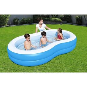 بست واي - حمام السباحة العائلي بيج لاجون - 8'7 بوصة × 62 بوصة × 18 بوصة (2.62 م × 1.57 م × 46 سم)