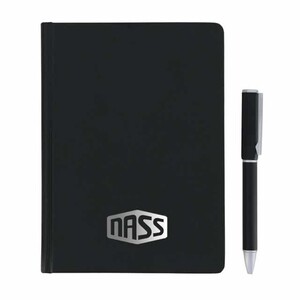 Santhome TOMAR - Set Of PU Thermo Notebook And Pen - Black