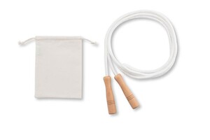 Generic XANTHI - Cotton Jumping Rope in a Cotton Pouch