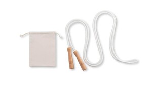 Generic XANTHI - Cotton Jumping Rope in a Cotton Pouch
