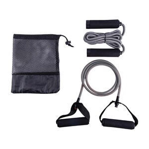 Giftology DASSEL Exercise Kit - Set of Skipping Rope & Resistance Tube