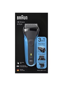BRAUN Series 3 Shave And Style 310BT, Wet and Dry Rechargeable