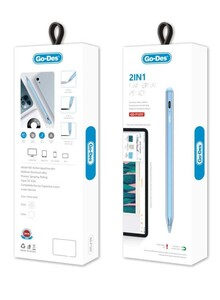 Go-Des 2 In 1 Universal Capacitive Touch Pencil For Phone And Pad