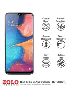 Zolo 9D Tempered Glass Screen Protector For Oppo A92 Clear