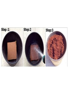 Inder 2Pcs of 650g Coco Peat Compost Nutrient Full Natural Coconut Fiber Coco Coir Brick Pellet Soil for Indoor Outdoor Gardening