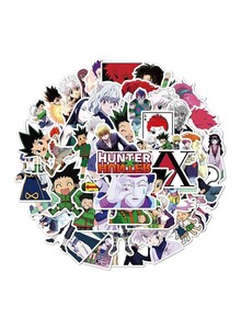 Inder 50 Pieces Hunter Cartoon Graffiti Stickers 12 x 12 x 1cm