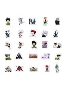 Inder 50 Pieces Hunter Cartoon Graffiti Stickers 12 x 12 x 1cm