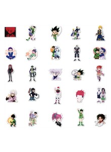 Inder 50 Pieces Hunter Cartoon Graffiti Stickers 12 x 12 x 1cm