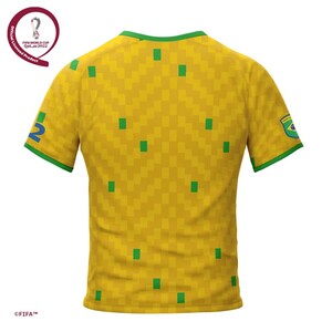 FIFA World Cup Qatar 2022 BRAZIL MEN'S TSHIRT - YELLOW (XL)